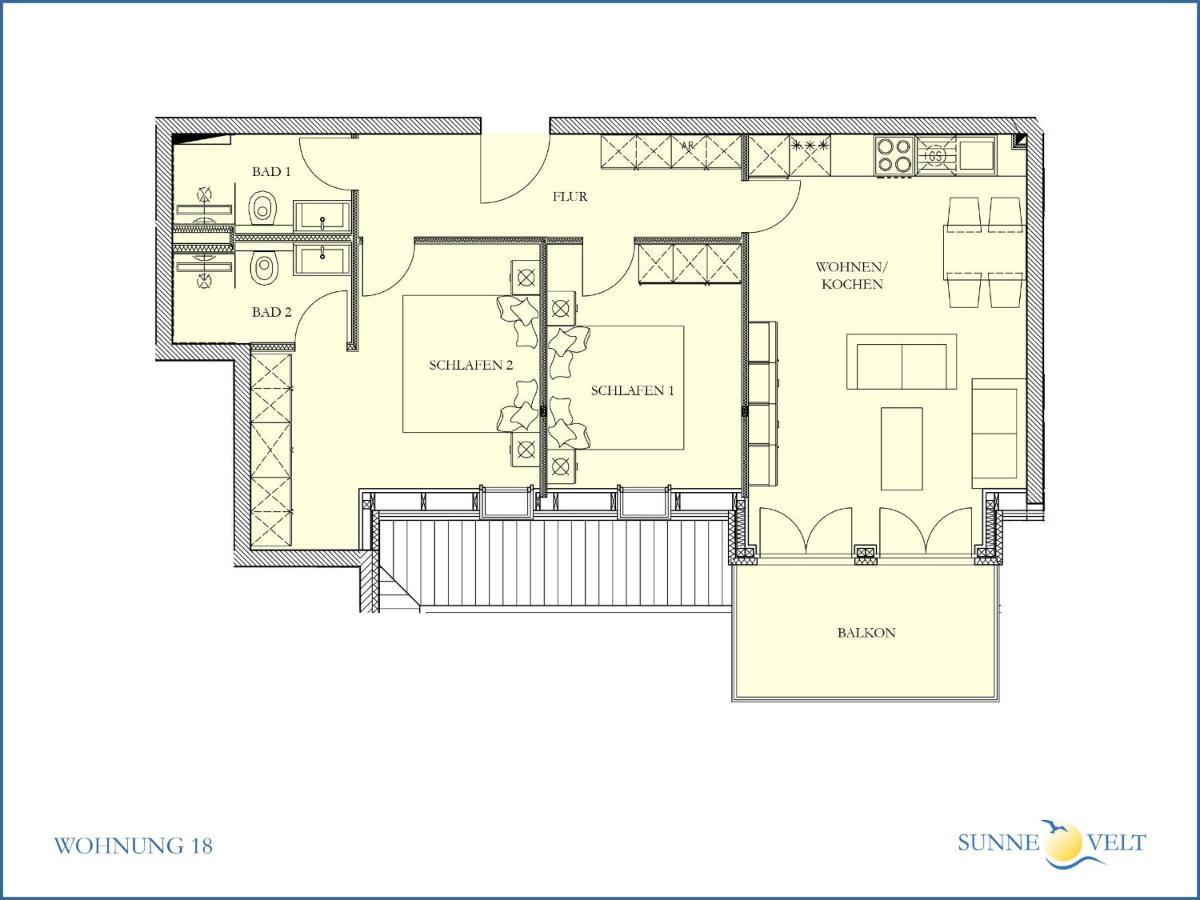 Sunnevelt-Apartment-18 Kühlungsborn Dış mekan fotoğraf